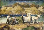 George Wesley Bellows Sand Cart France oil painting artist